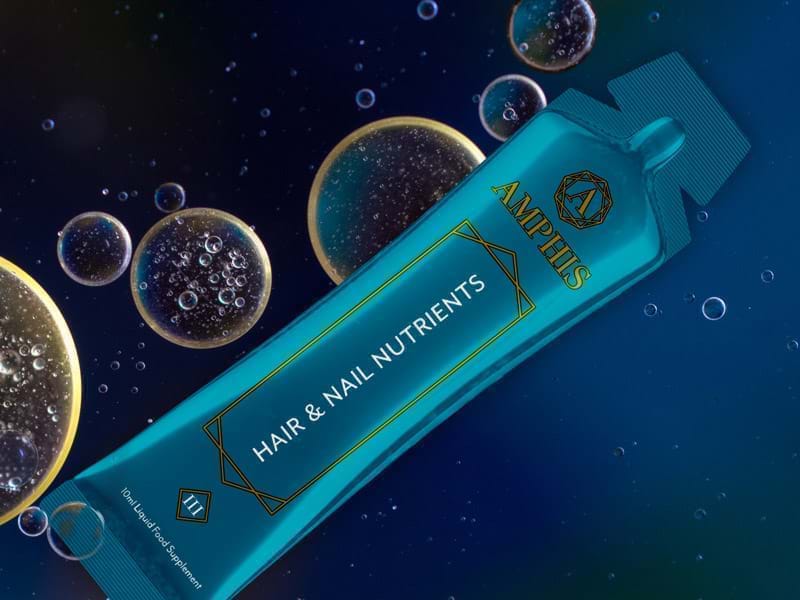 Amphis hair and nail nutrients tear top tube