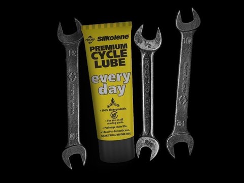 Cycle lubricant screw cap tube