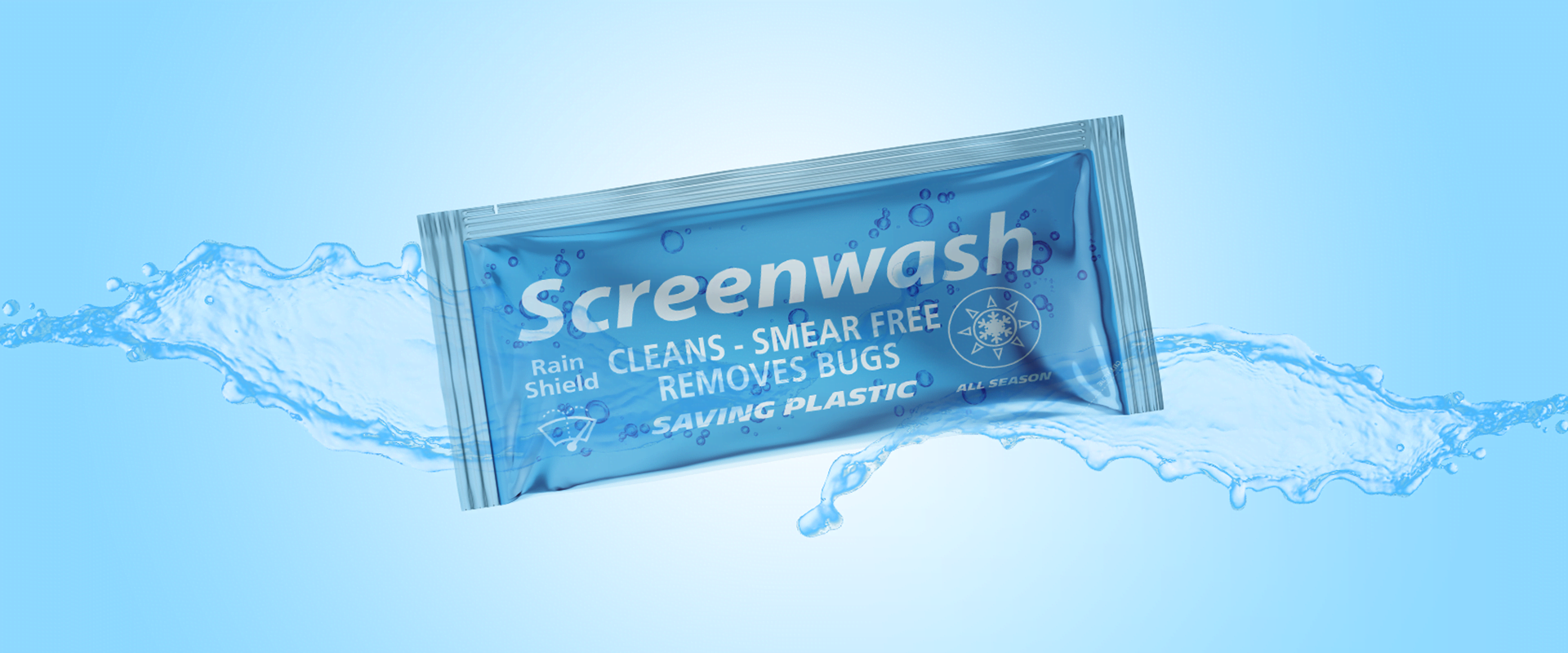 Saving plastic. One screenwash at a time